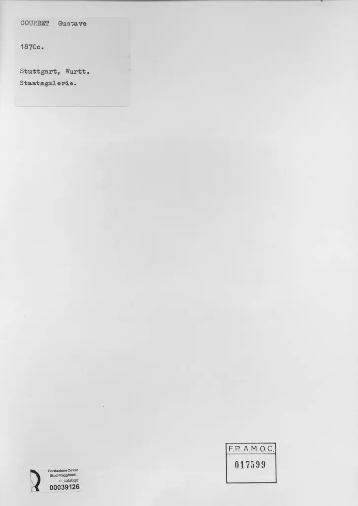 Anonimo , Courbet, Gustave - sec. XIX - Marina , retro