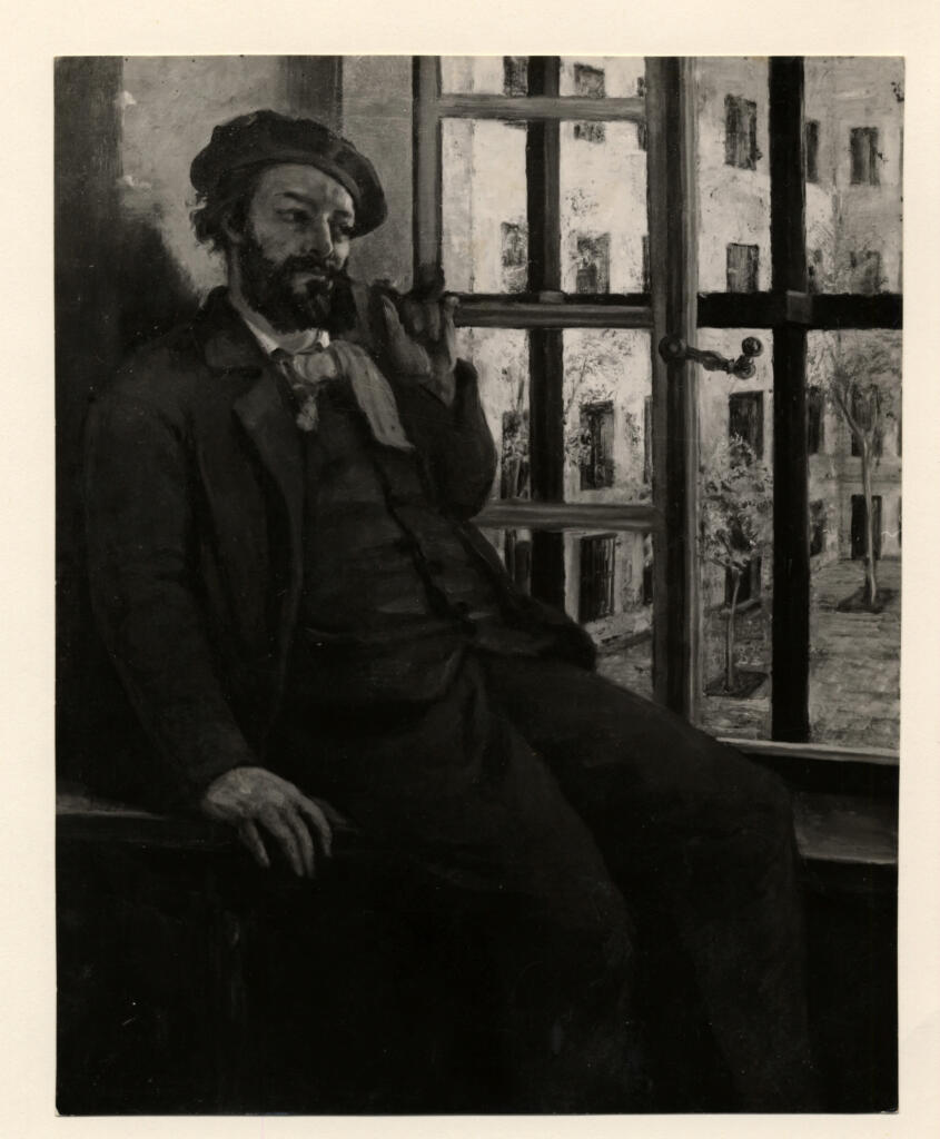 Anonimo , Courbet, Gustave - sec. XIX - Portrait de G.C. à S.te Pelagie , fronte