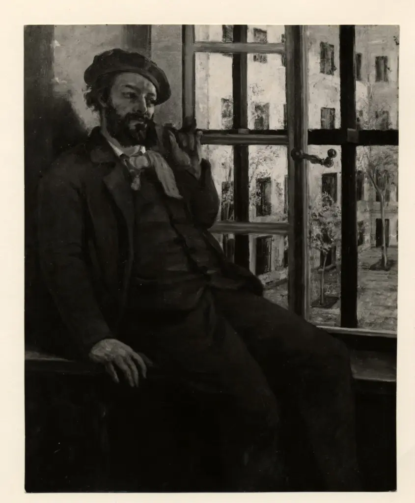 Anonimo , Courbet, Gustave - sec. XIX - Portrait de G.C. &agrave; S.te Pelagie , fronte