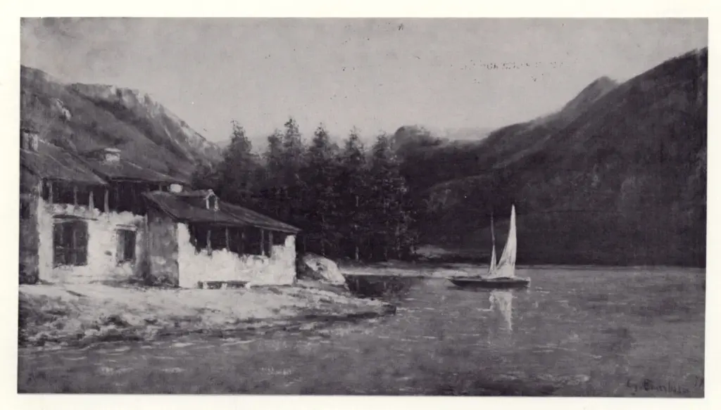 Anonimo , Courbet, Gustave - sec. XIX - La Voile Blanche , fronte