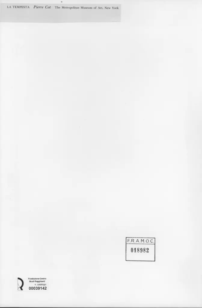 Anonimo , Cot, Pierre - sec. XIX - La tempesta , retro