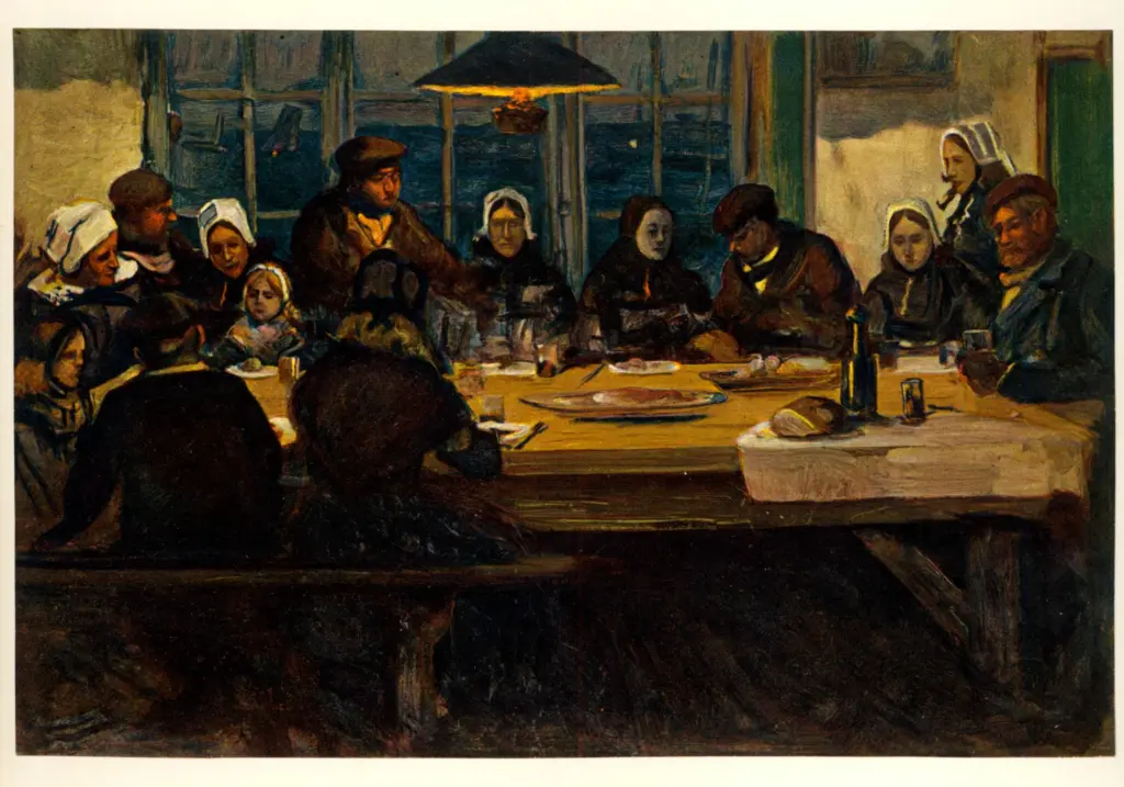 Collet, Charles , Le repas d'adieu