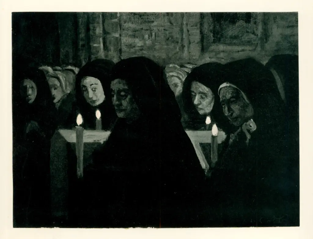 Collet, Charles , Funerailles en Bretagne