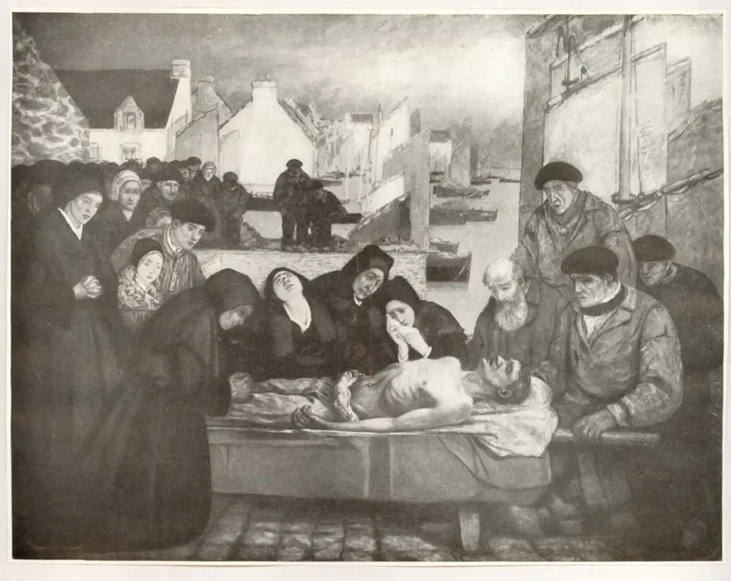 Collet, Charles , Au pays de la mer: douleur