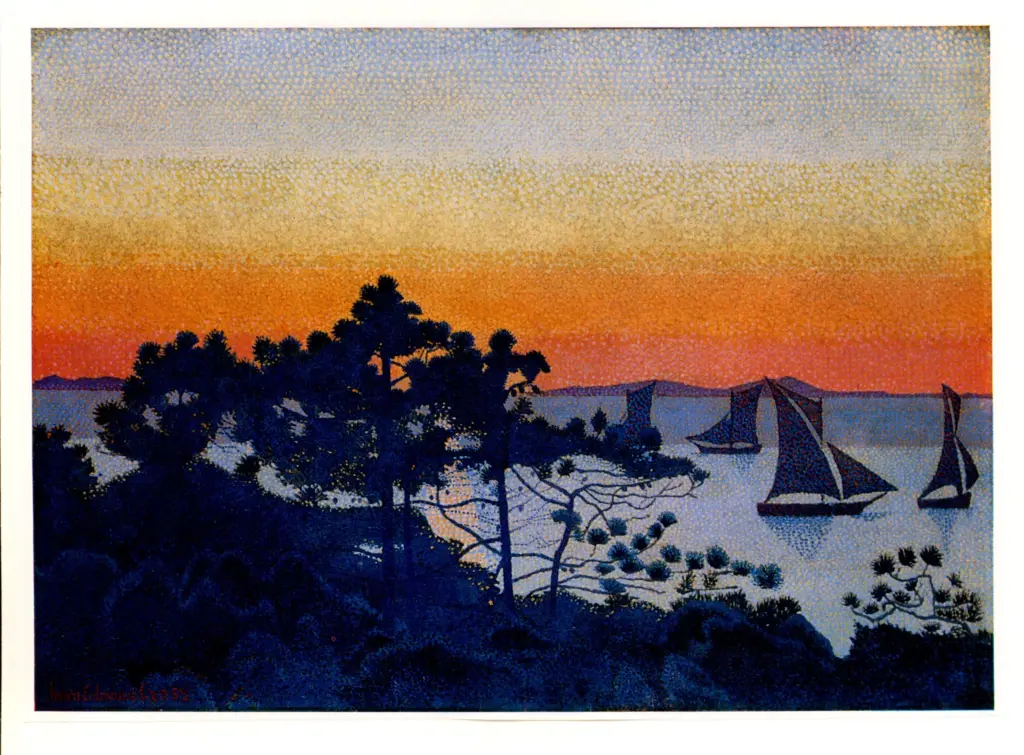 Anonimo , Cross, Henri Edmond - sec. XIX - La Pointe de la Gal&egrave;re , fronte