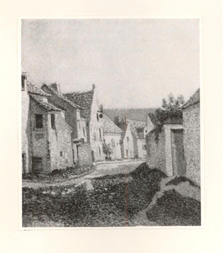 Anonimo , Cross, Henri Edmond - sec. XIX - Village street , fronte