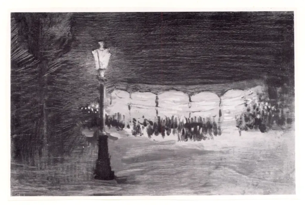 Anonimo , Cross, Henri Edmond - sec. XIX - Le Bec de Gaz , fronte