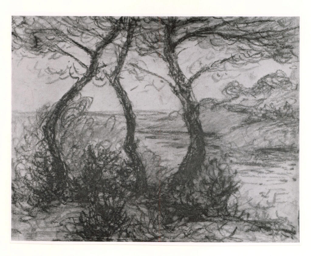 Anonimo , Cross, Henri Edmond - sec. XIX - Paysage Méditerranéen , fronte