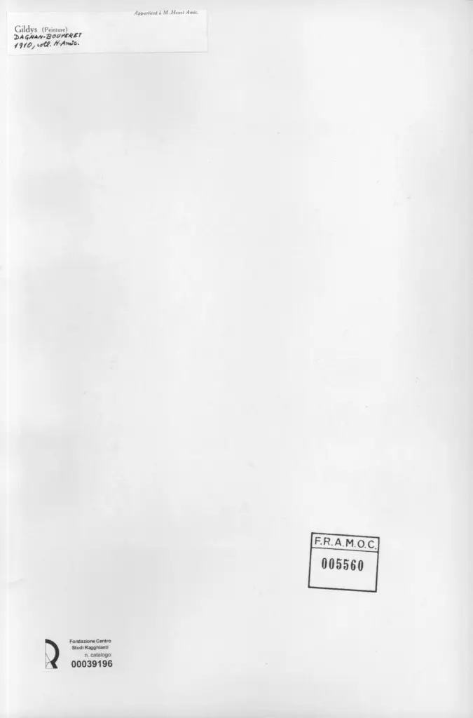 Anonimo , Dagnan-Bouveret, P.A.J. - sec. XX - Gildys , retro