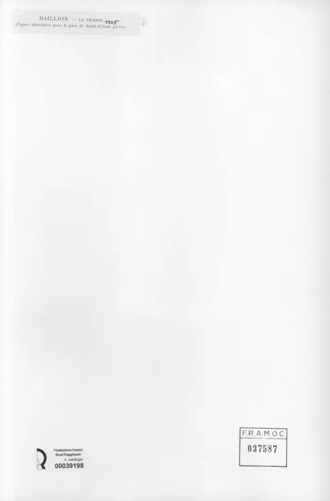 Anonimo , Daillion, Horace - sec. XX - La prairie , retro