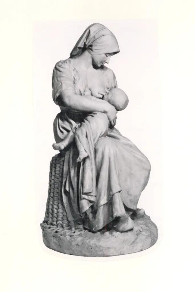 Dalou, Jules , La Paysanne Fran&ccedil;aise allaitant