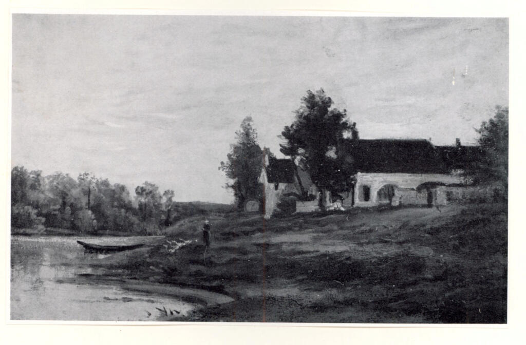 Anonimo , Daubigny, Charles François - sec. XIX - Environs d'Auvers sur Oise