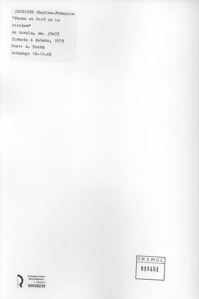 Anonimo , Daubigny, Charles Fran&ccedil;ois - sec. XIX , retro