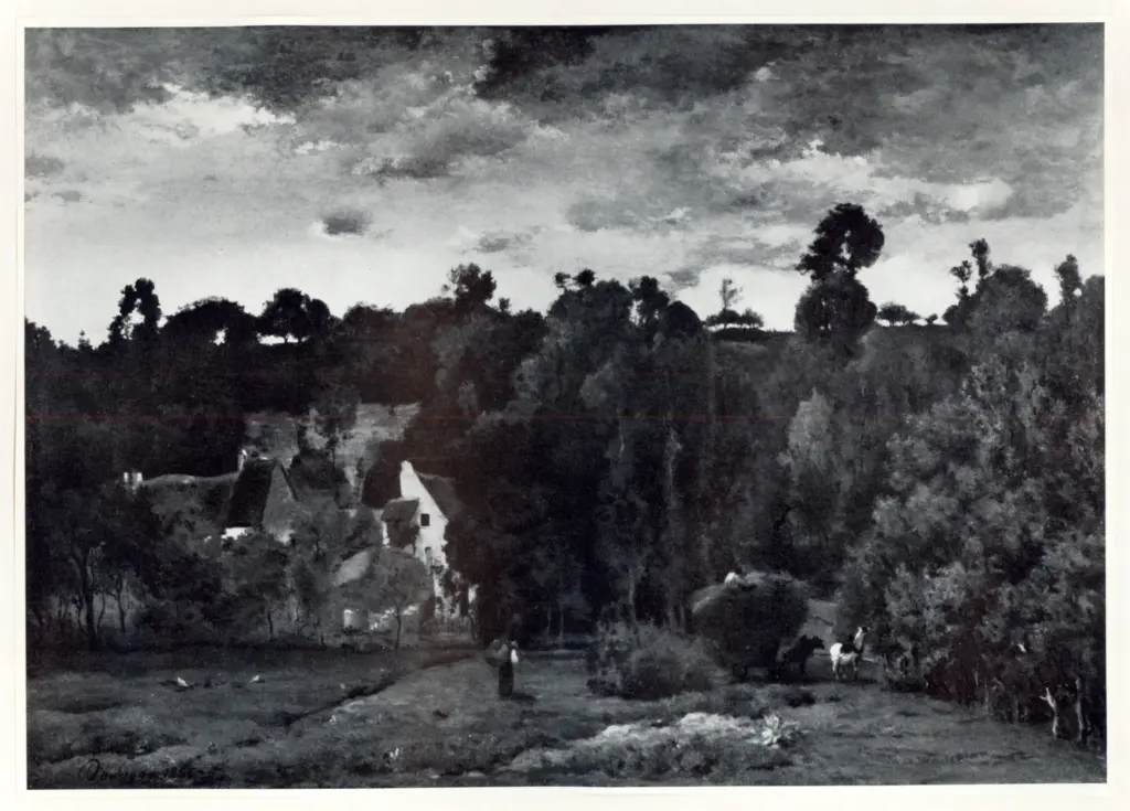 Daubigny, Charles Fran&ccedil;ois , Paesaggio di campagna