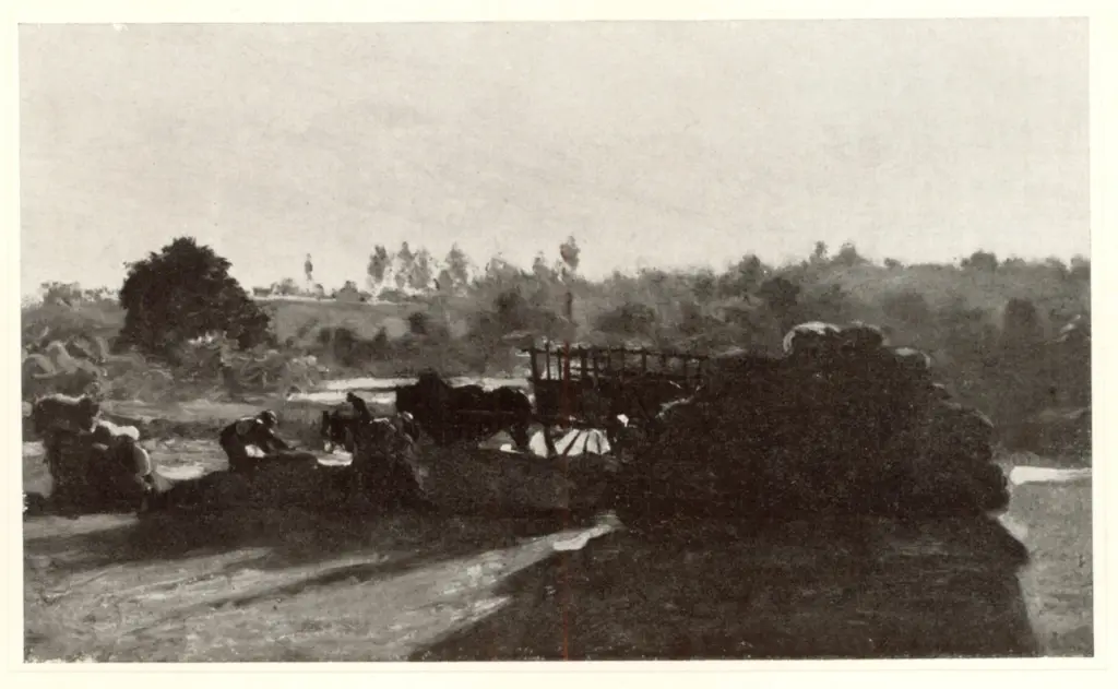 Daubigny, Charles Fran&ccedil;ois , Contadini al lavoro