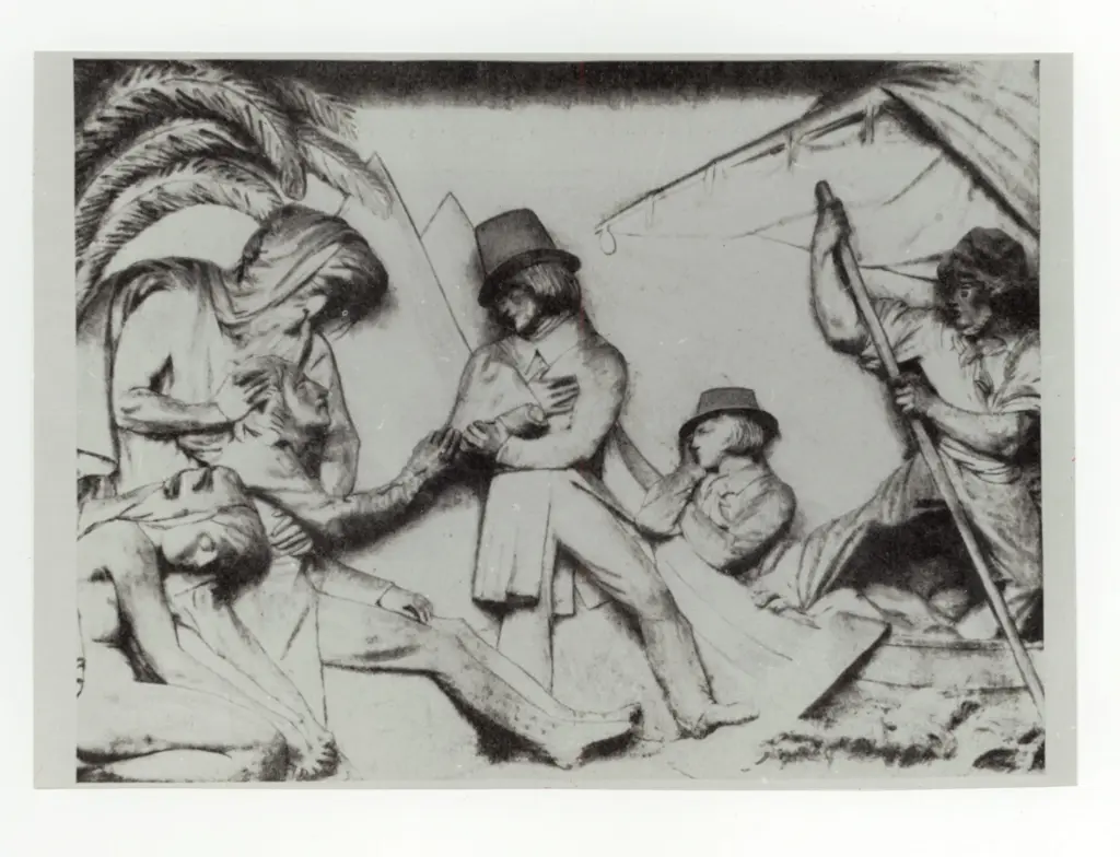 D'angers, Pierre Jean David , Mort du fils de Gobert en Afrique - Tombeau du g&eacute;n&eacute;ral Gobert