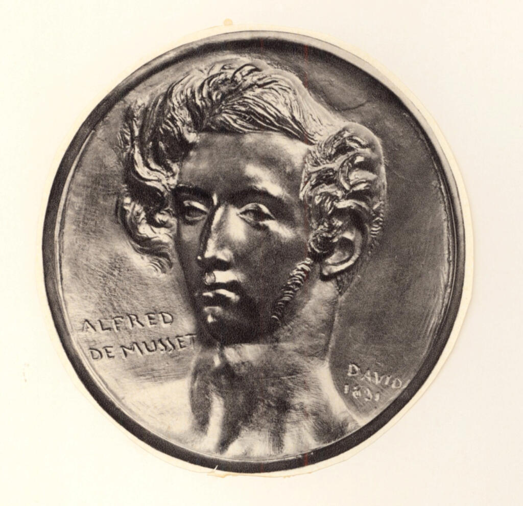 Anonimo , D'angers, Pierre Jean David - sec. XIX - Alfred De Musset , fronte