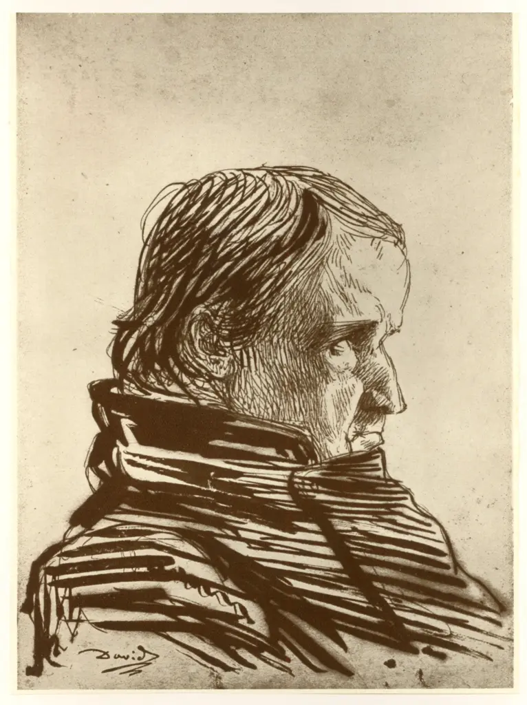 Anonimo , D'angers, Pierre Jean David , fronte