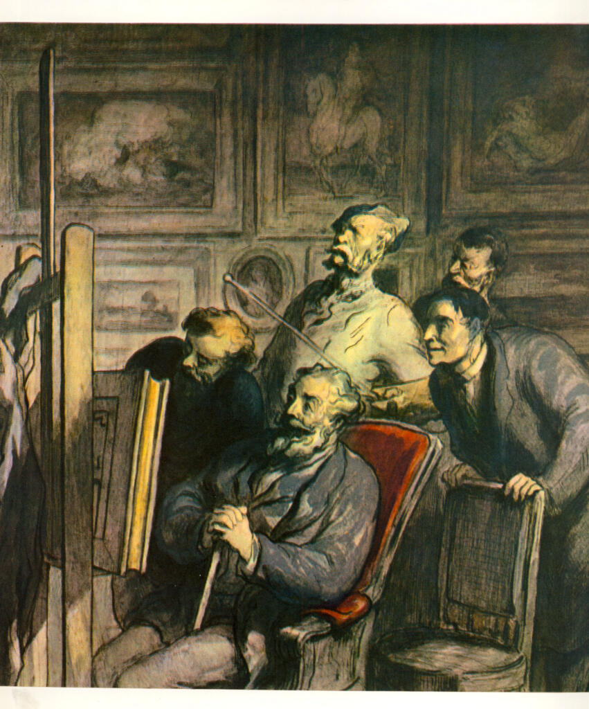 Daumier, Honoré , The Amateurs