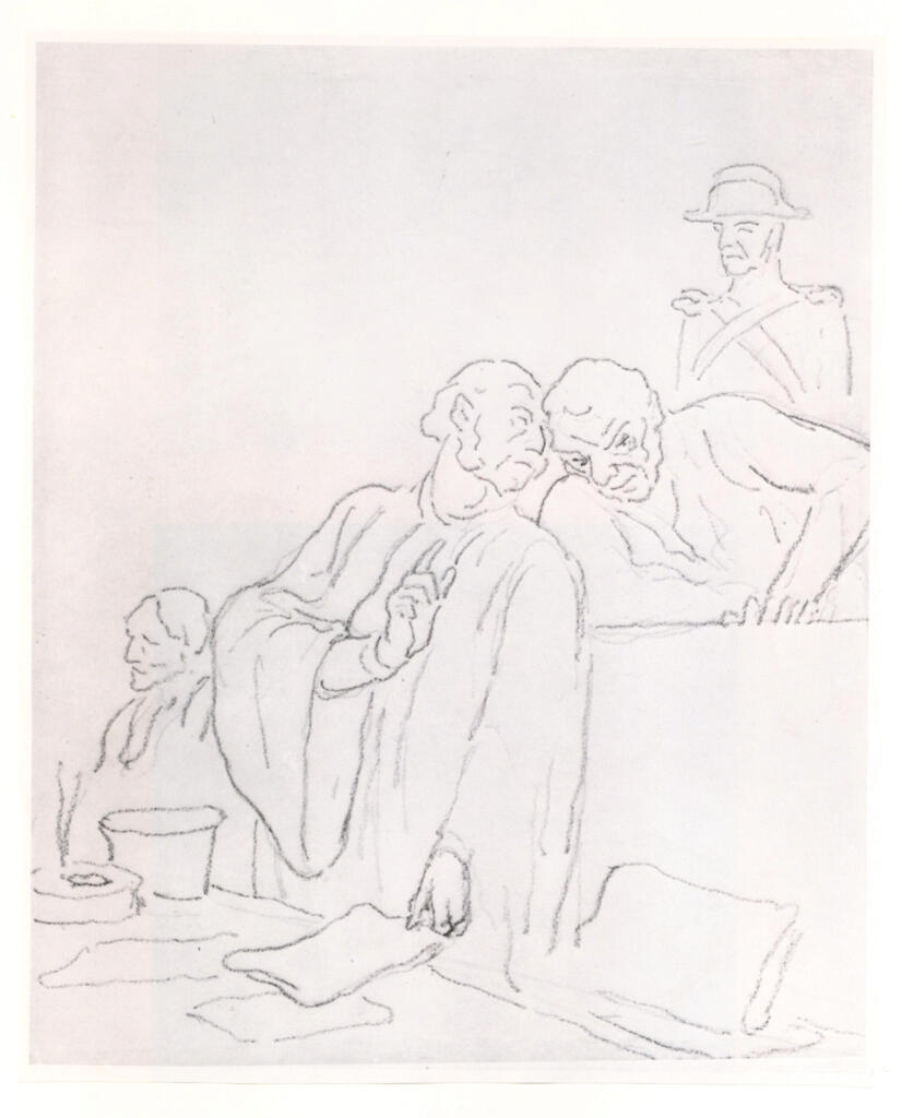 Anonimo , Daumier, Honoré sec. XIX , fronte