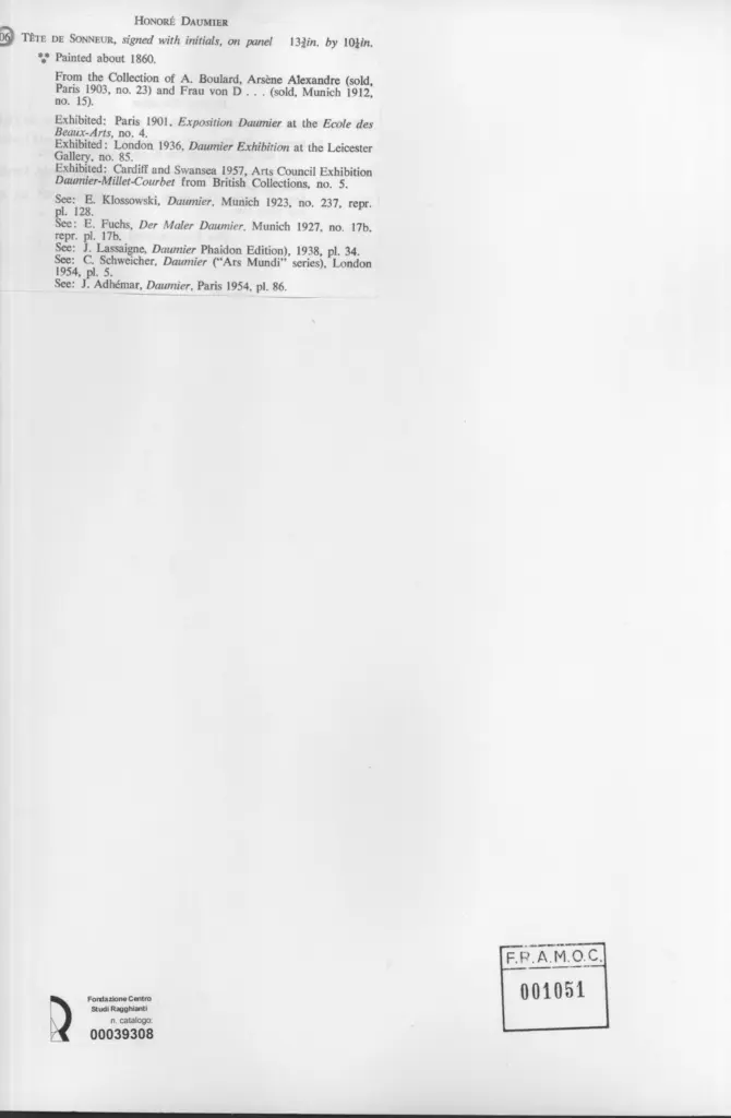 Anonimo , Daumier, Honor&eacute; - sec. XIX , retro