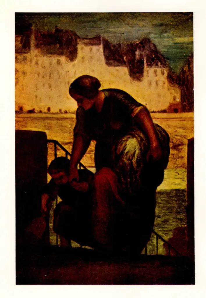 Anonimo , Daumier, Honor&eacute; - sec. XIX - La lavandaia , fronte