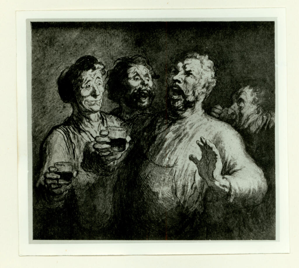 Anonimo , Daumier, Honoré - sec. XIX - La chanson , fronte