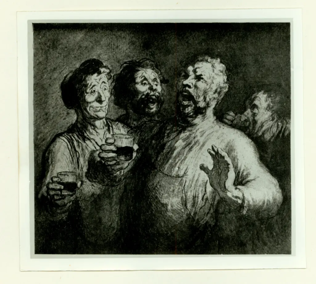 Anonimo , Daumier, Honor&eacute; - sec. XIX - La chanson , fronte