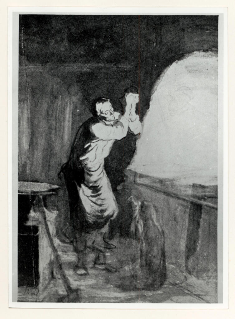 Anonimo , Daumier, Honoré - sec. XIX - Le forgeron , fronte