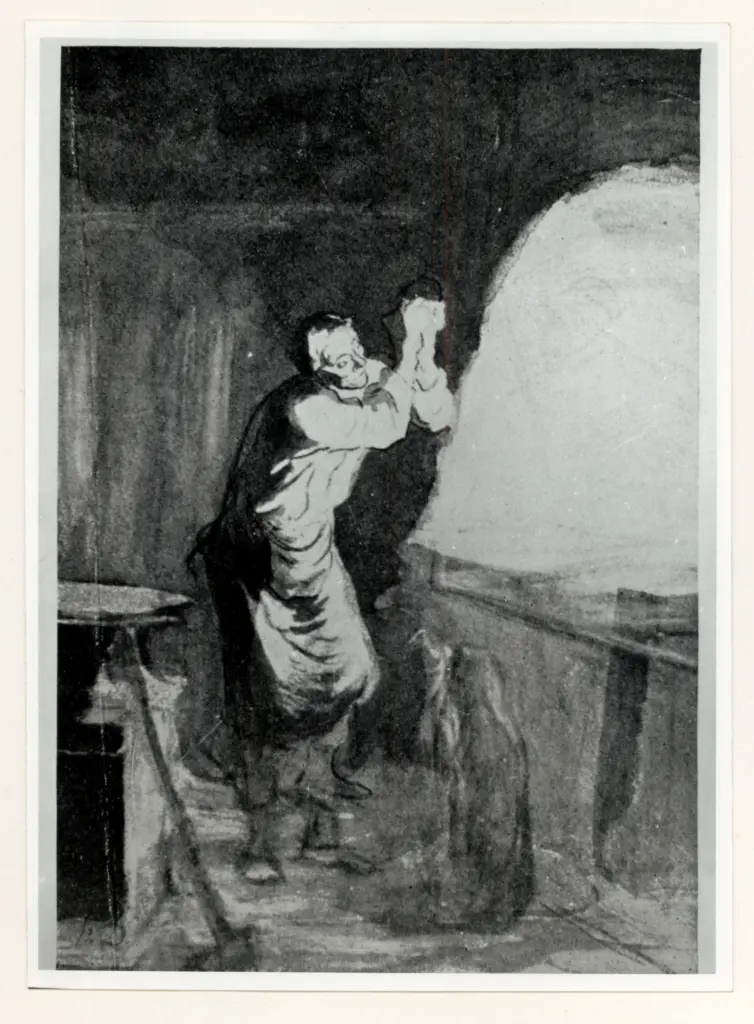 Anonimo , Daumier, Honor&eacute; - sec. XIX - Le forgeron , fronte