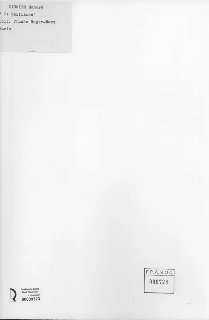 Anonimo , Daumier, Honor&eacute; - sec. XIX - Le paillasse , retro