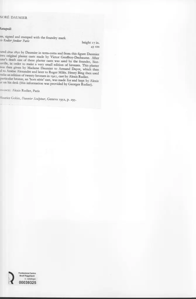 Anonimo , Daumier, Honoré - sec. XIX - Le Ratapoil , retro