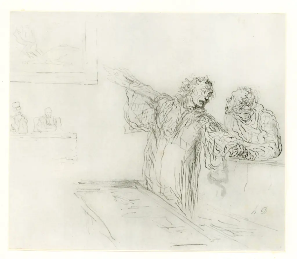 Anonimo , Daumier, Honor&eacute; , fronte