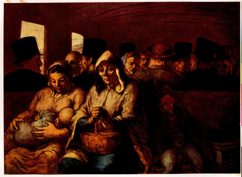 Daumier, Honoré , Wagon de IIIe Classe