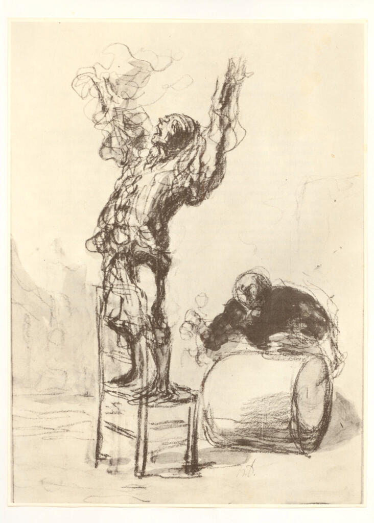 Daumier, Honoré , Un paillasse