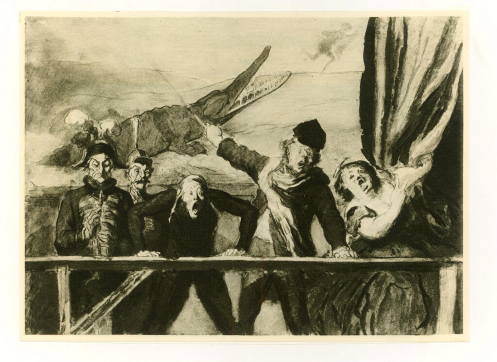 Anonimo , Daumier, Honoré - sec. XIX - La Parade , fronte