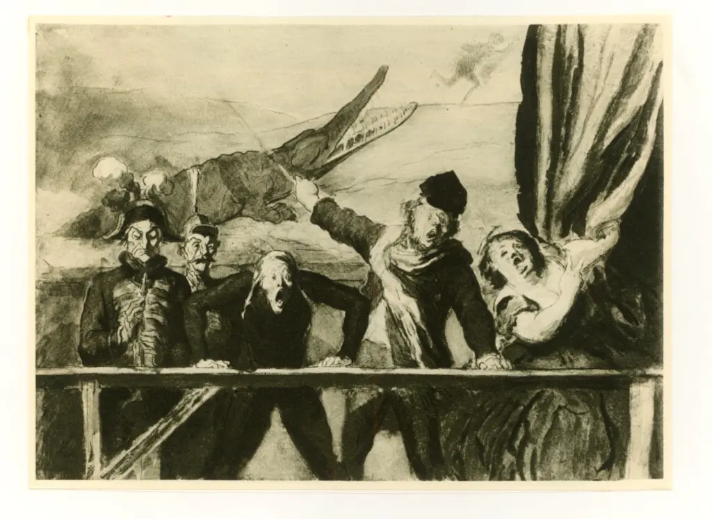 Anonimo , Daumier, Honor&eacute; - sec. XIX - La Parade , fronte