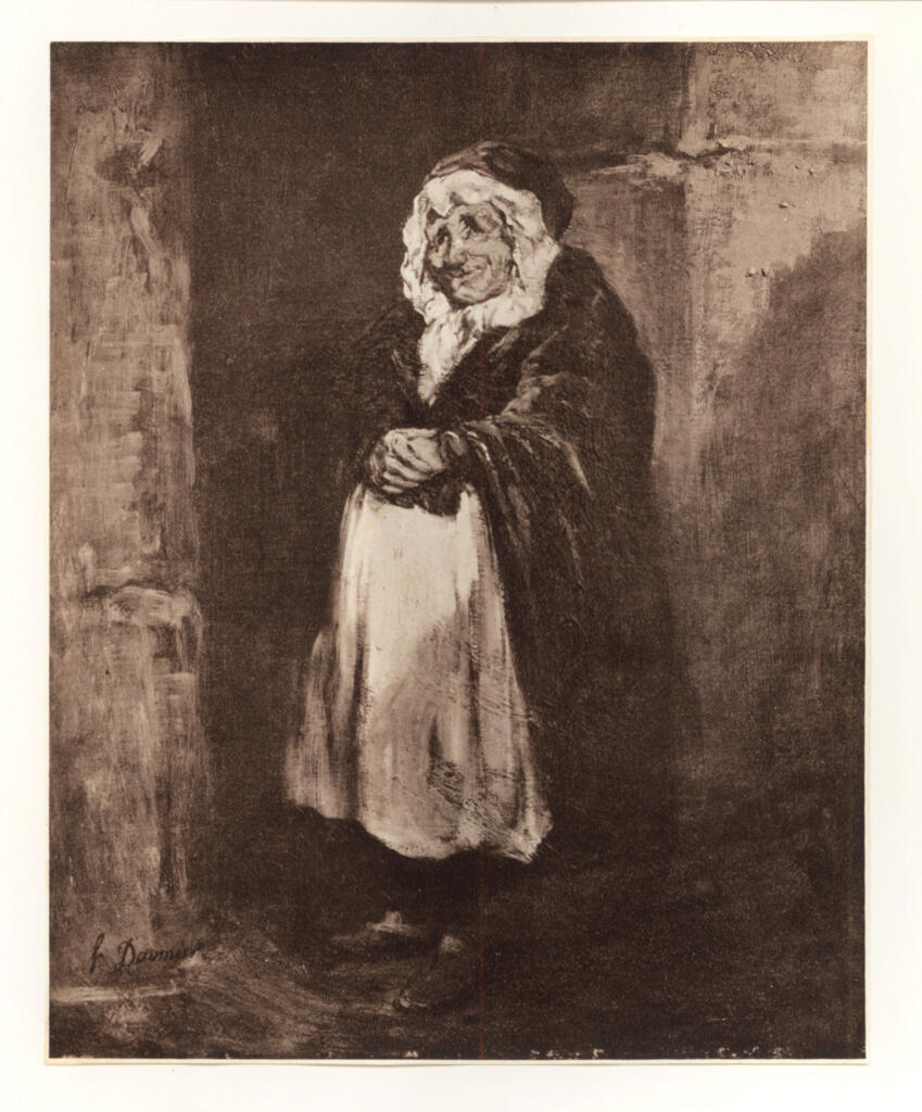 Anonimo , Daumier, Honoré - sec. XIX - Mme. Pipelet , fronte