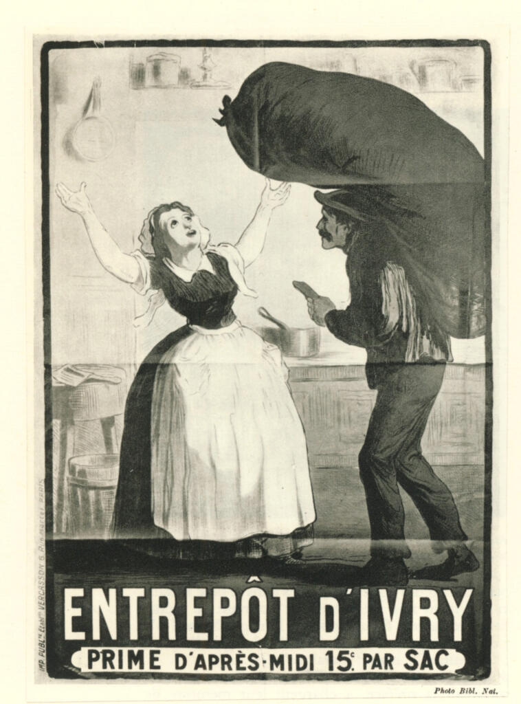 Anonimo , Daumier, Honoré - sec. XIX - L'enterpot d'ivry , fronte