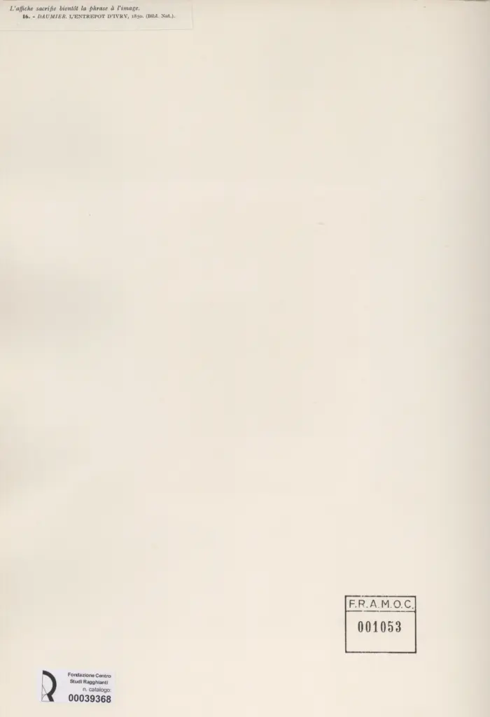 Anonimo , Daumier, Honor&eacute; - sec. XIX - L'enterpot d'ivry , retro