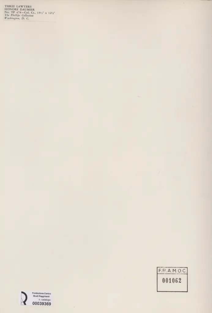 Anonimo , Daumier, Honor&eacute; - sec. XIX - Three lawyers , retro