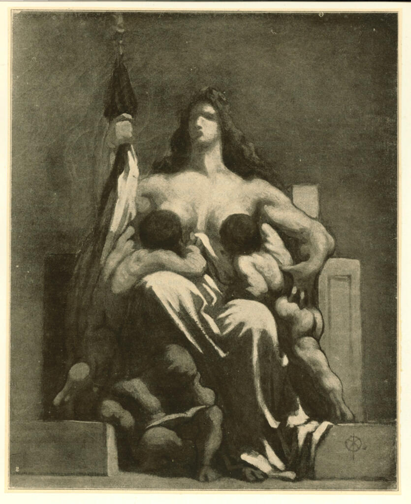 Anonimo , Daumier, Honoré - sec. XIX - La repubblica , fronte