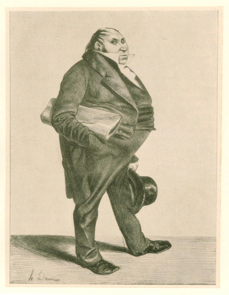 Daumier, Honoré , der abgeordnete Barthe -