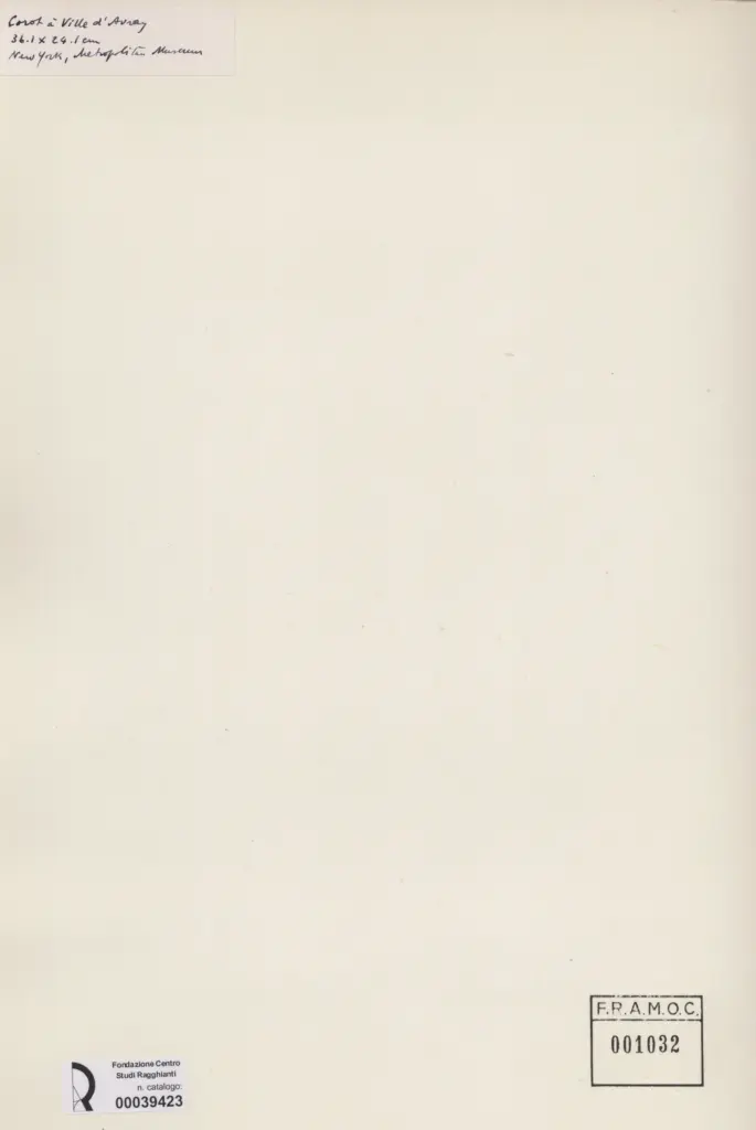 Anonimo , Daumier, Honor&eacute; - sec. XIX - Corot &agrave; ville d'Avray , retro