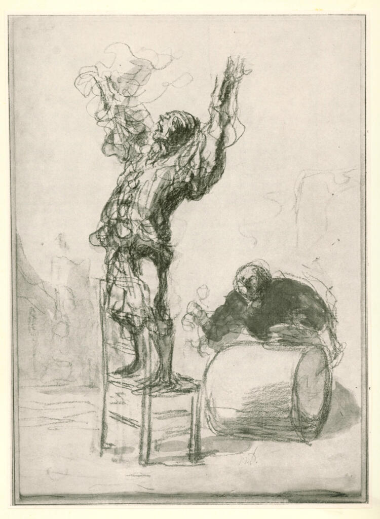 Anonimo , Daumier, Honoré - sec. XIX - Le Clown , fronte