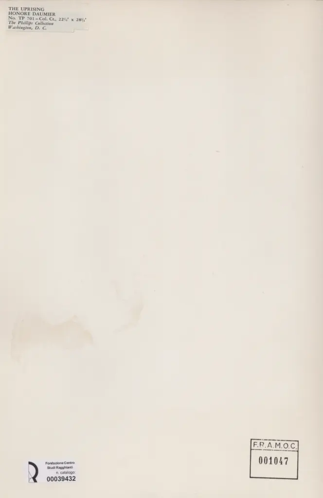 Anonimo , Daumier, Honor&eacute; - sec. XIX - The uprising , retro