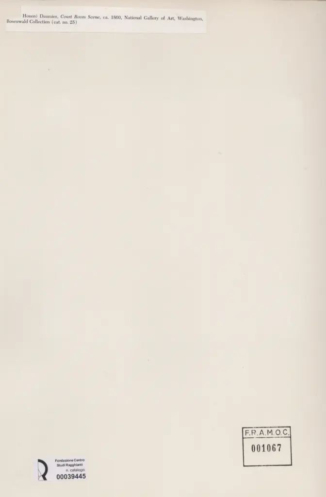 Anonimo , Daumier, Honor&eacute; - sec. XIX - Court Room scene , retro