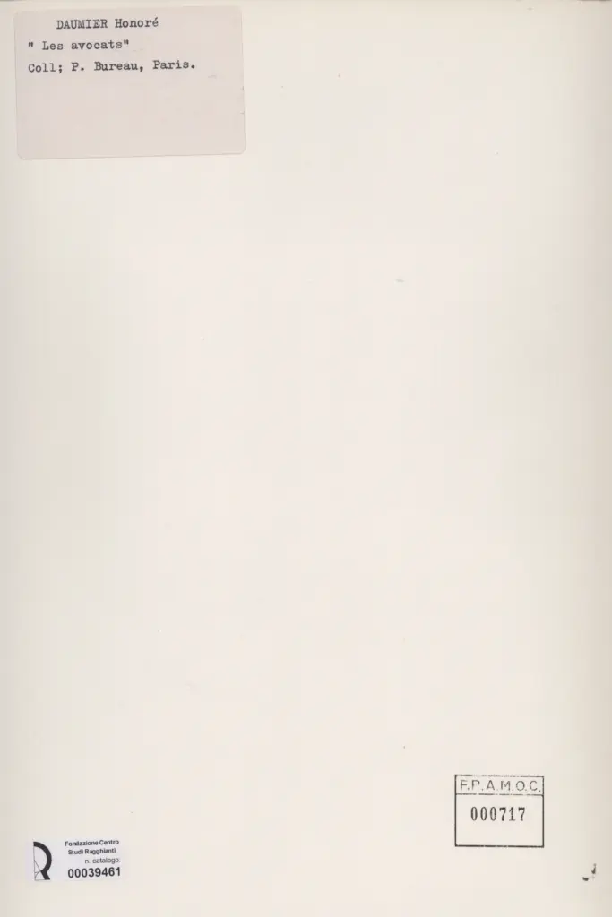 Anonimo , Daumier, Honor&eacute; - sec. XIX - Les Avocats , retro