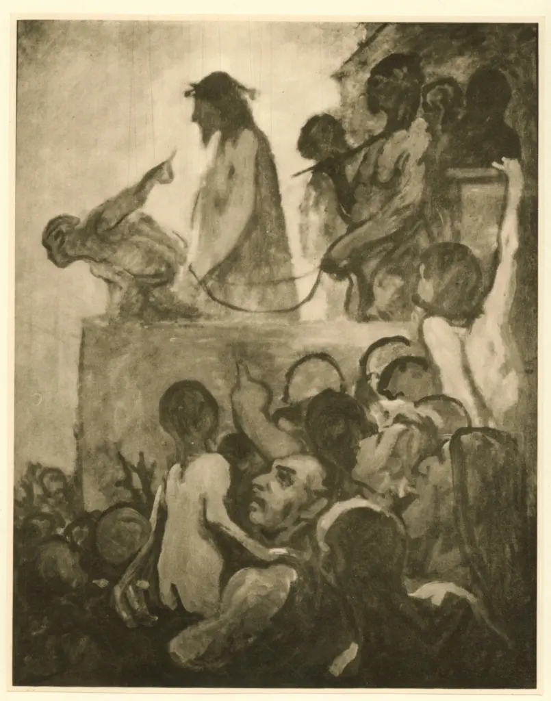 Anonimo , Daumier, Honor&eacute; , fronte