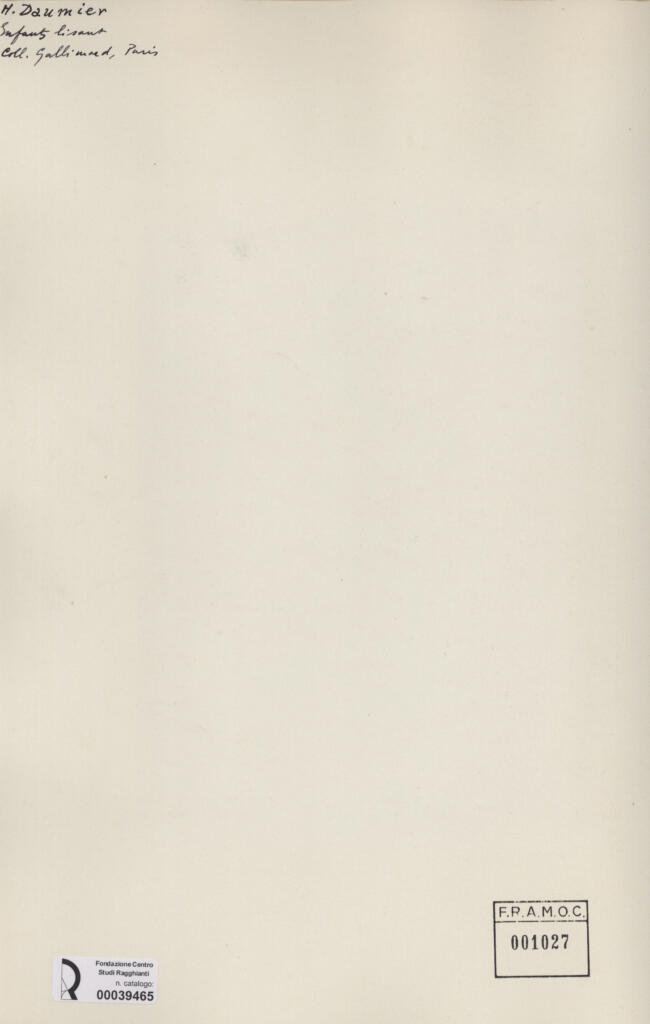 Anonimo , Daumier, Honoré - sec. XIX - Enfant lisant , retro